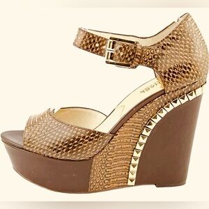 KORS Michael Kors  Platform Wedges Size 7.5M